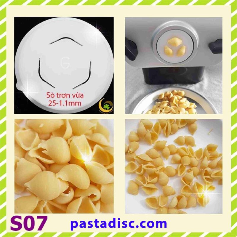 Disque Conchigliette BNN Avance/Serie 7000 - Largeur 18mm Épaisseur 1mm - Compatible Philips Pasta Maker